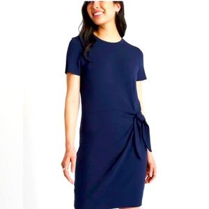 Navy brushed terry Kit & Ace dress M